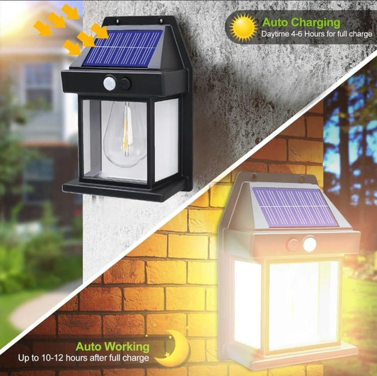 Outdoor Solar-powered wall light